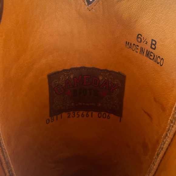 SMU Mustangs Gameday Cowboy Boots - Picture 9 of 9